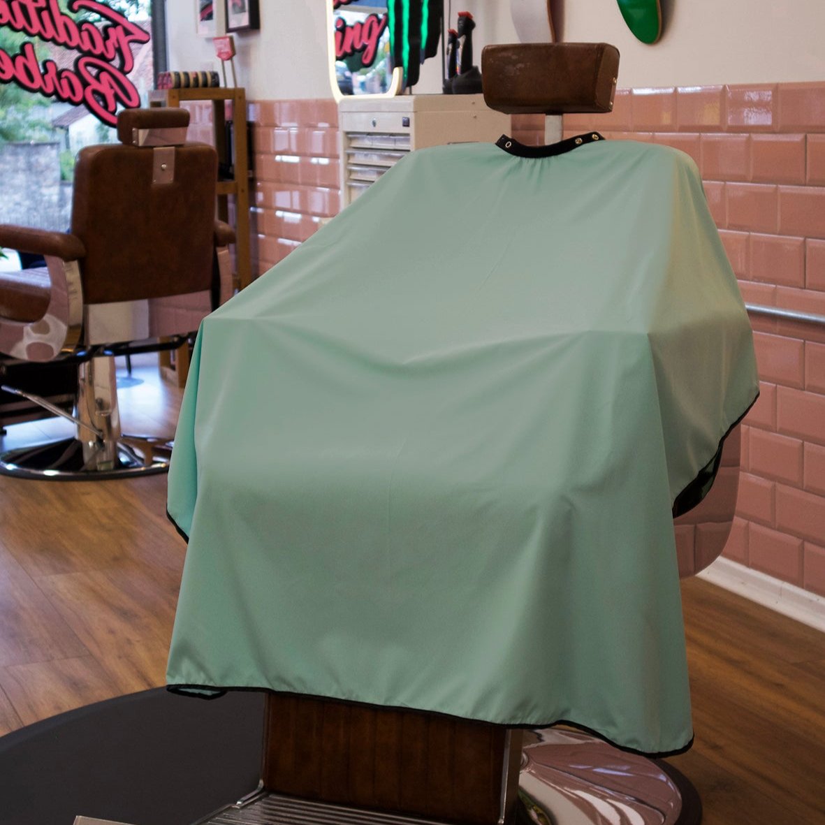 Cape Gang - Mint Green Barber Gown - Mint Green